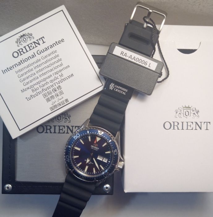 Чоловічий годинник Orient Mako III з автопідзаводом 200M Сапфір

Чолов