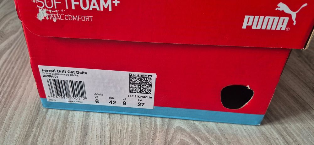 Buty Puma Ferrai Drift Cat Delta 306864 01     rozm. 42