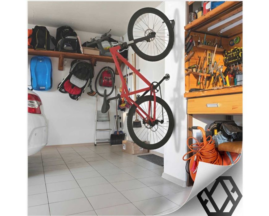 Wieszak na Rower na Ścianę Uchwyt Hak Rowerowy Ścienny Mocny do Roweru