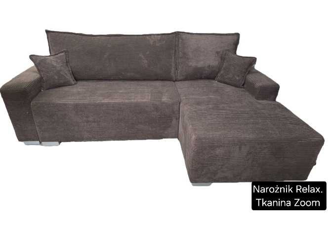 Narożnik RELAX | Funkcja spania | Pojemnik na pościel | producent