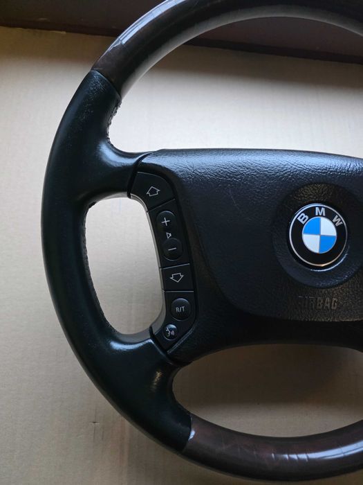 E38 Kierownica E39 KIEROWNICA DREWNO MULTIFUNKCJA Bmw Seria 5 Drewno bmw e39 lift