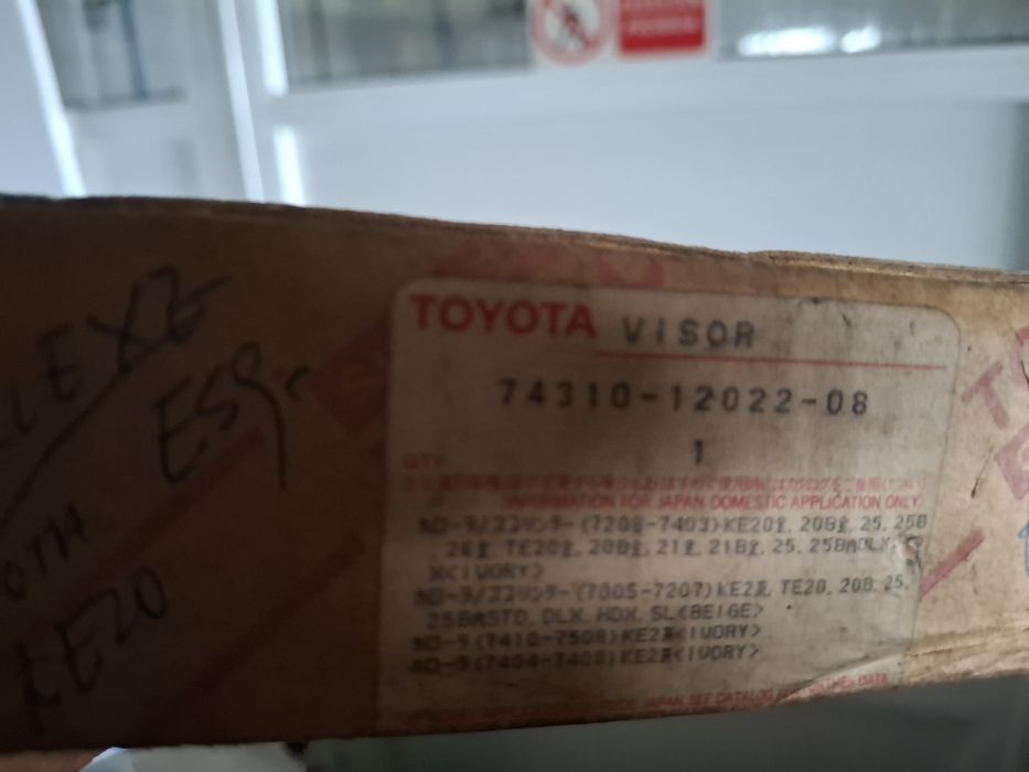 Toyota corolla KE20 peças novas