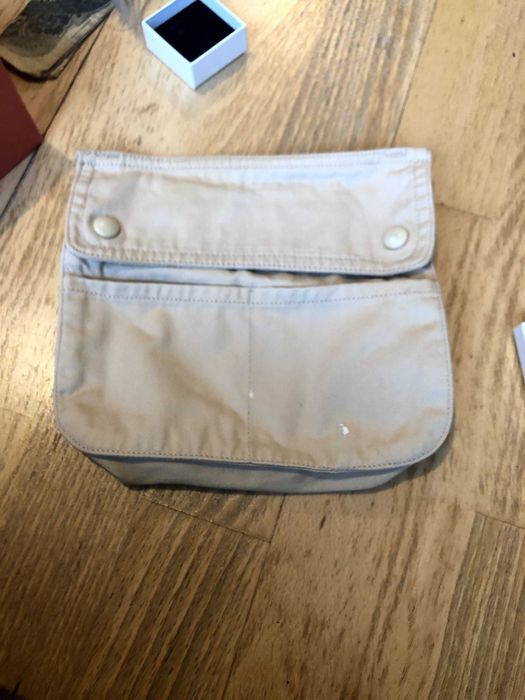 bolsinha beje de pano