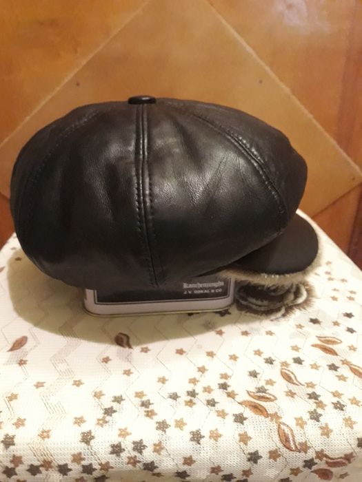Кепка Кожаная Женская р.54см