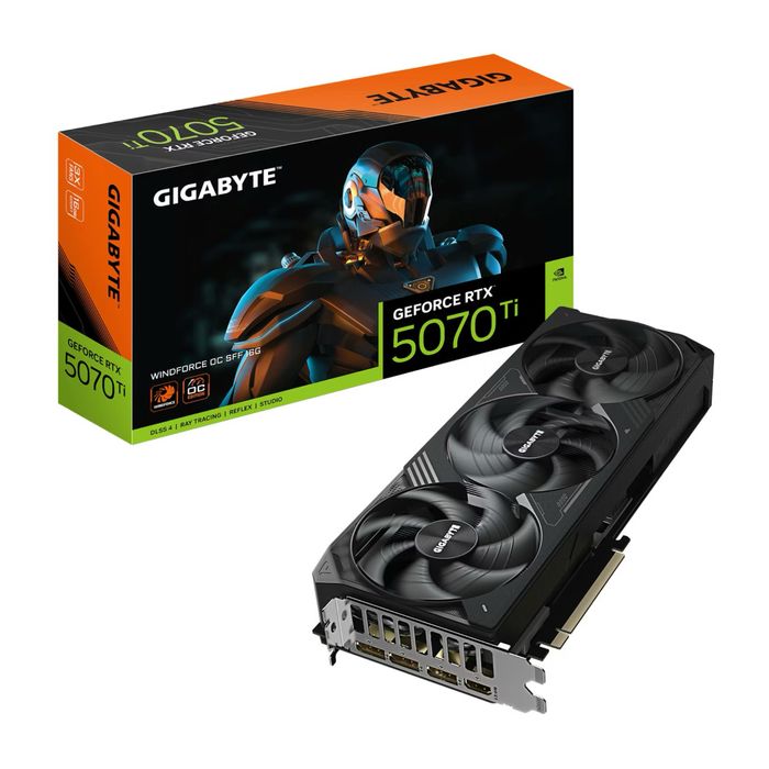 Gigabyte NVIDIA GeForce RTX 5070 Ti Windforce OC SFF 16GB GDDR7 DLSS4