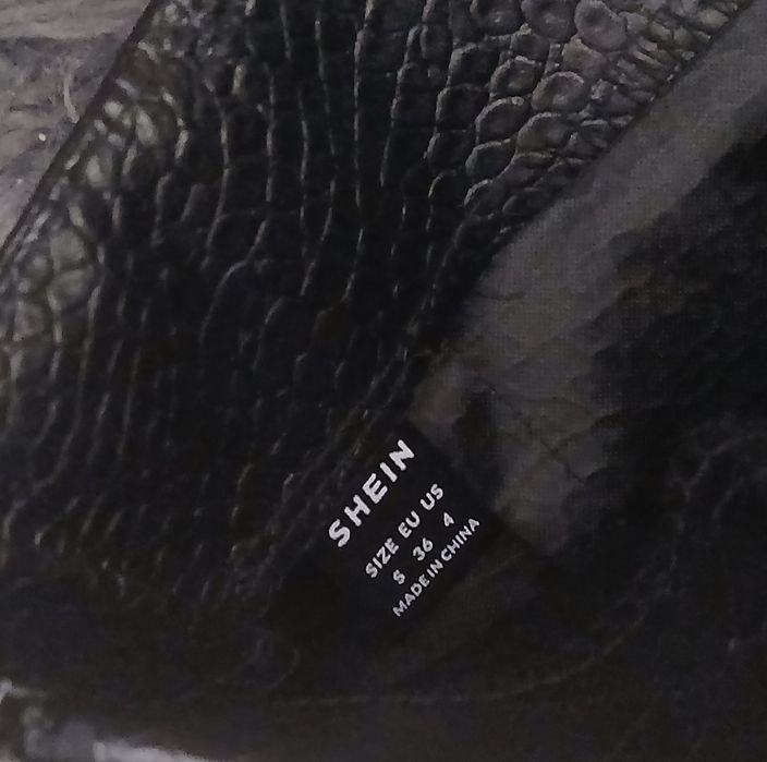 Юбка рептилия крокодил теснение