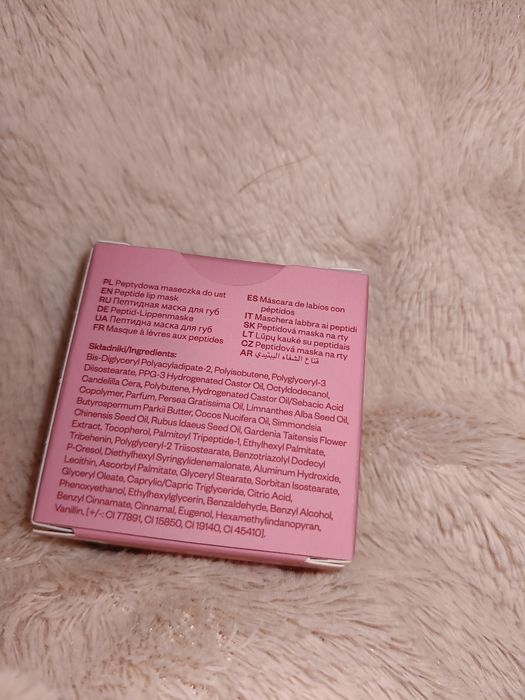 peptydowa maseczka do ust cherry Paese