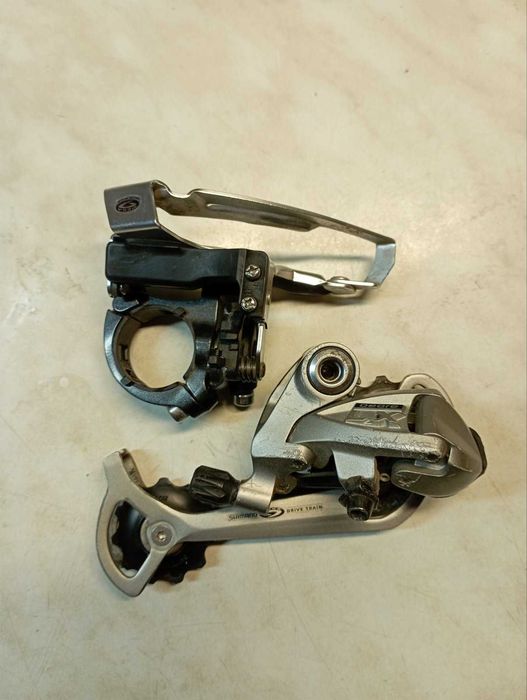 Задній перемикач  Shimano Deore LX + передній перемикач Shimano Deore
