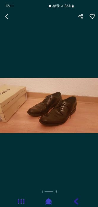 Wojas, buty skórzane czarne rozmiar 45