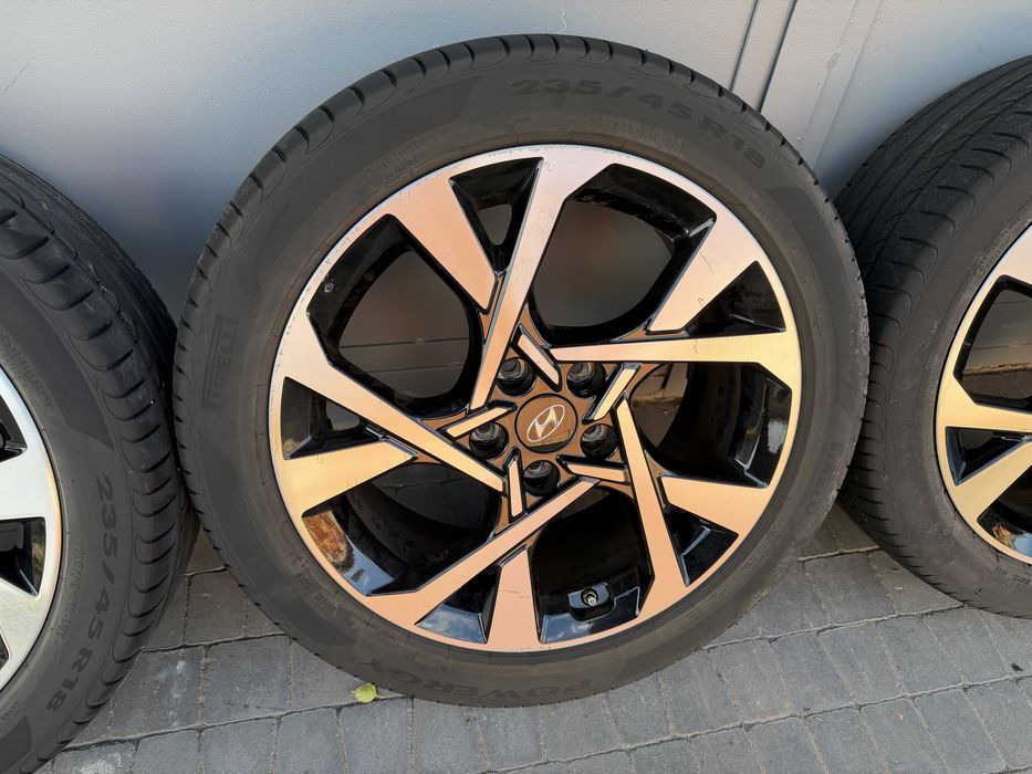 Hyundai kona титанові диски r18 5/14.3