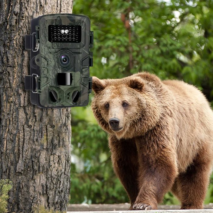 fotopułapka kamera myśliwska leśna full hd ir czujnik ruchu wodoodporn