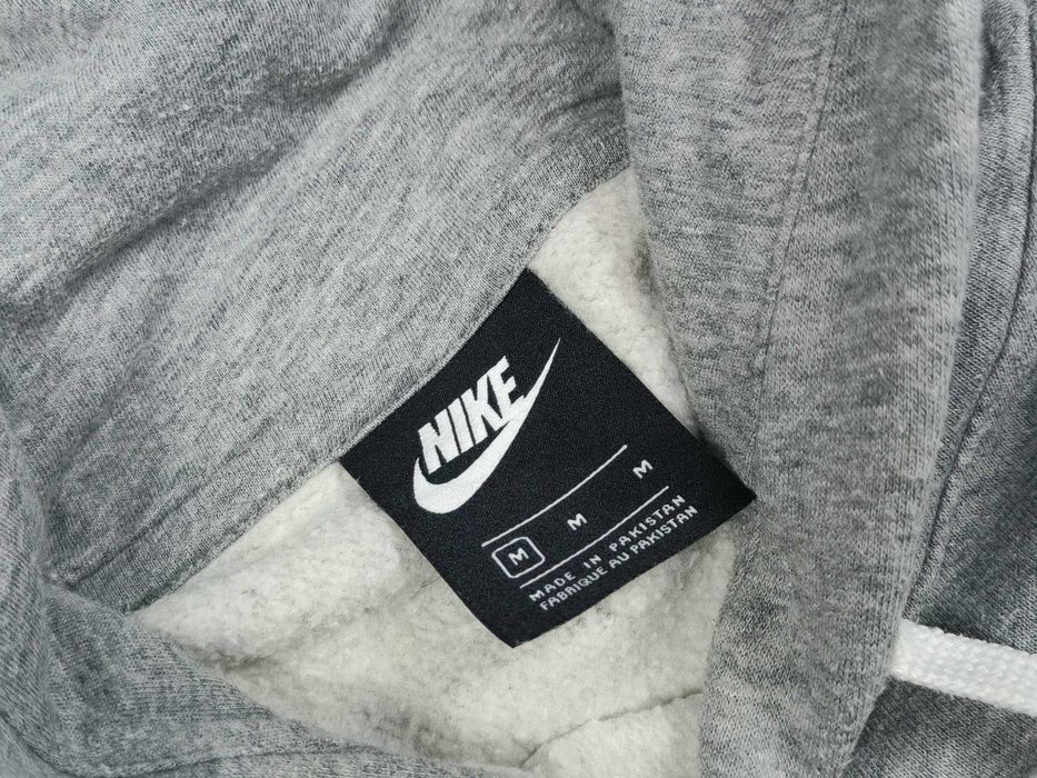 [L] NIKE худі широке оригінальне сіре бавовна