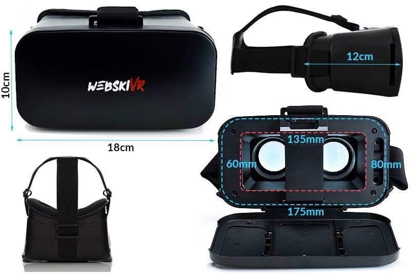 Okulary VR Webski Gogle VR v6 do telefonu