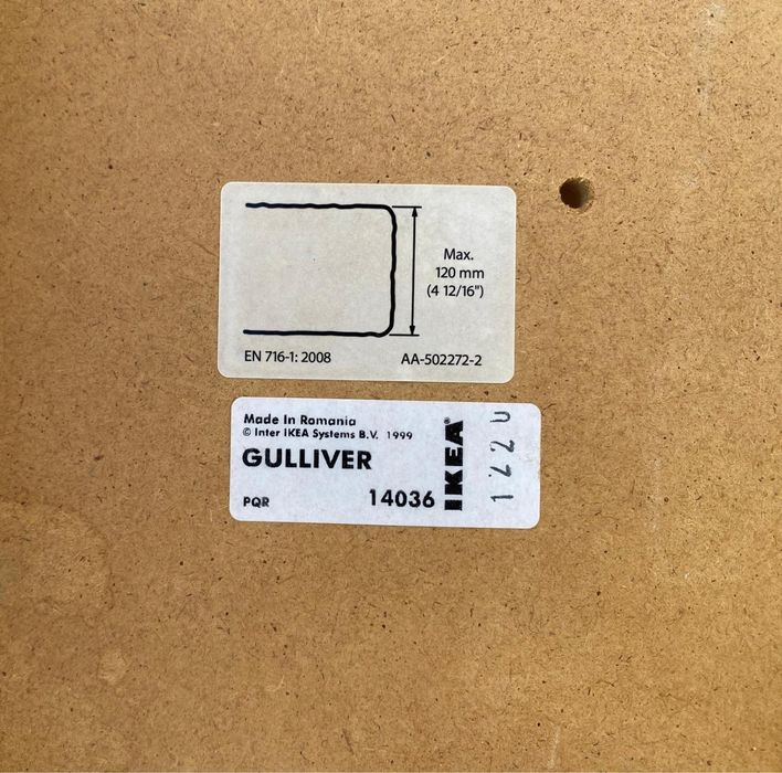 Berço IKEA Gulliver Branco - Bom Estado
