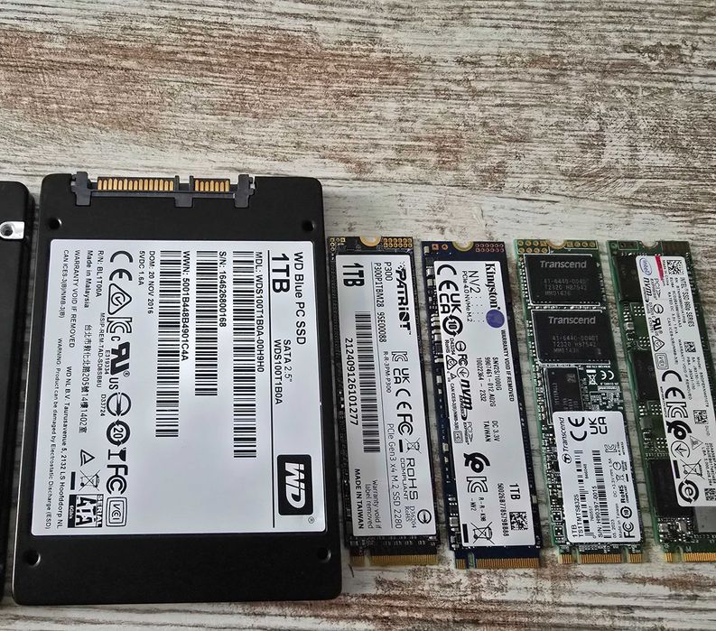 SSD M.2 NVME 1TB (1024GB) /512GB  Samsung EVO Micron Kingston