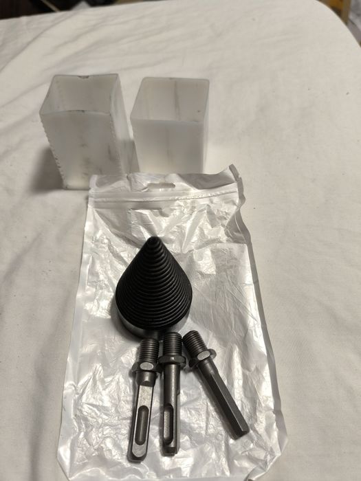 Broca para rachar madeira, 3 hastes de perfuração, broca para rachar m