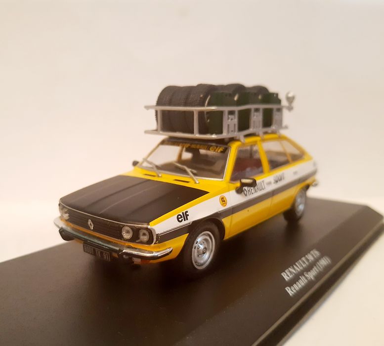 Renault 30 TS, assistência team Renault Sport 1981, escala 1/43