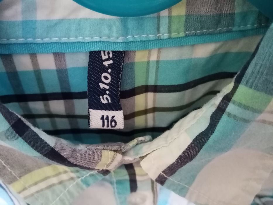 Koszula chłopięca 5-10-15 na 116