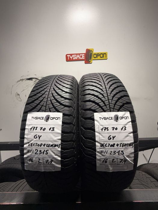 Opona Całoroczna Goodyear Vector 175/70R13 82T Bieżnikowana #W2315