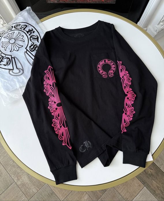 Лонгслив Chrome Hearts Floral Cross, лонг Хром Хартс: 3 200 грн