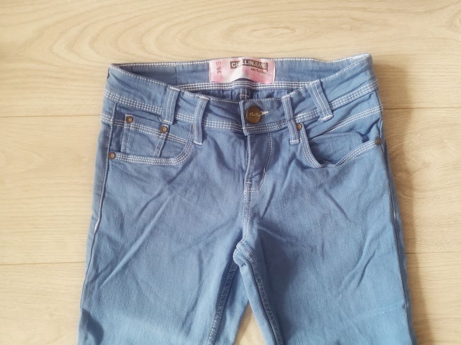 Jeansy biodrówki rozm. 36