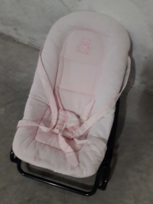 Espreguiçadeira bebe Duas forras (Azul e Rosa)