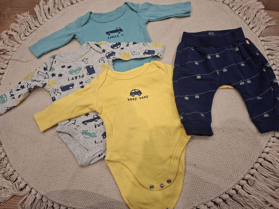 Paczka ubranek dla chłopca 50-56cm, h&m, smyk.