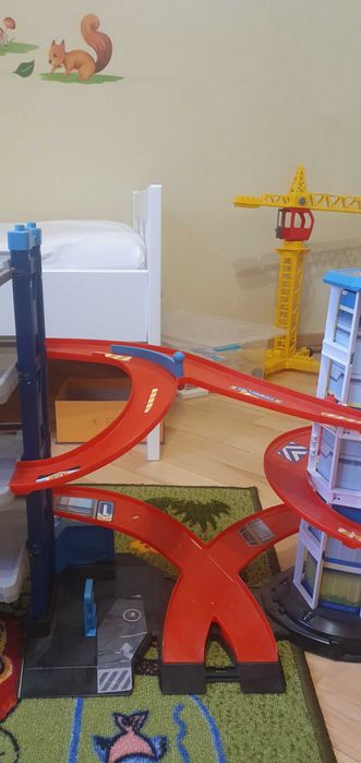 Парковка, паркинг многоуровневый, трек dickie toys