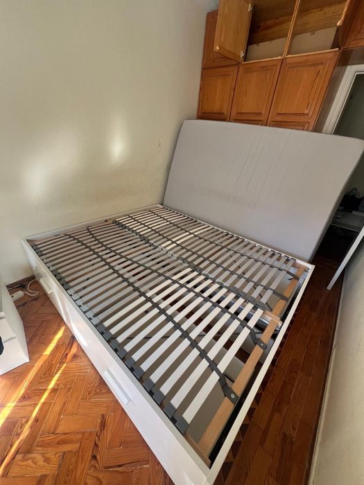 Cama branca Brimnes
