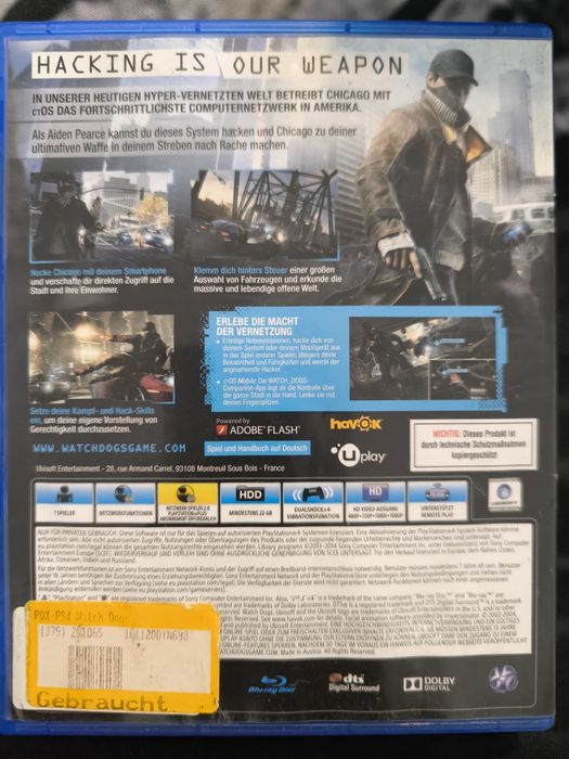 Ps4 Watch Dogs możliwa zamiana