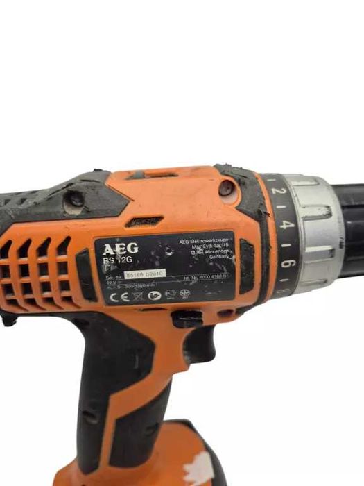 Wkrętarka AEG BS 12g Bateria 2 X Akumulator + ładowarka
