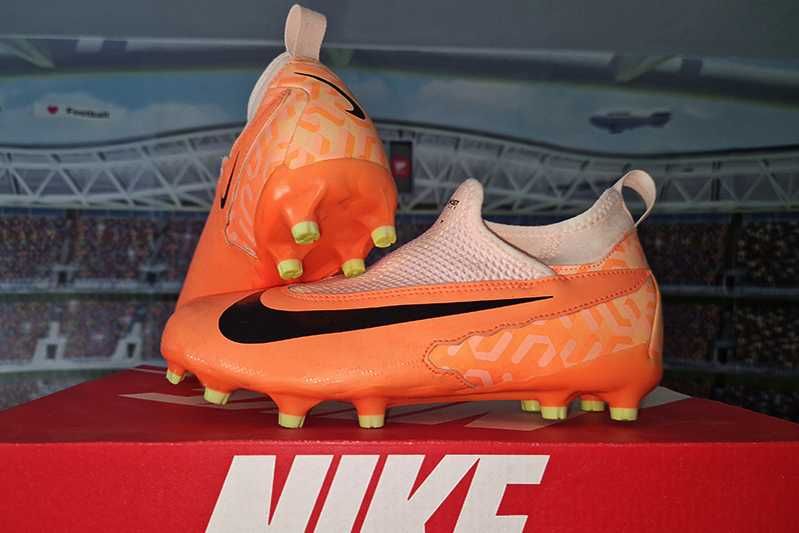 Nike Phantom GX Academy DF FG/MG junior color Orange "lanki" size: 36