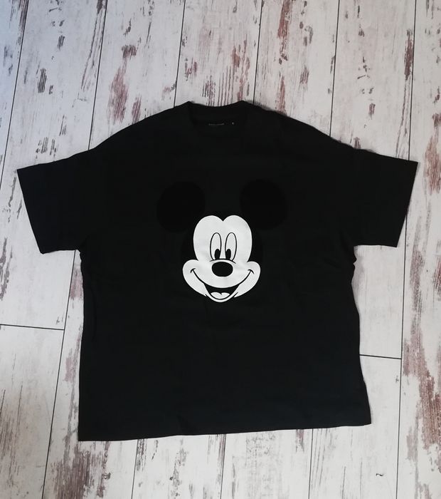 Koszulka czarna myszka miki