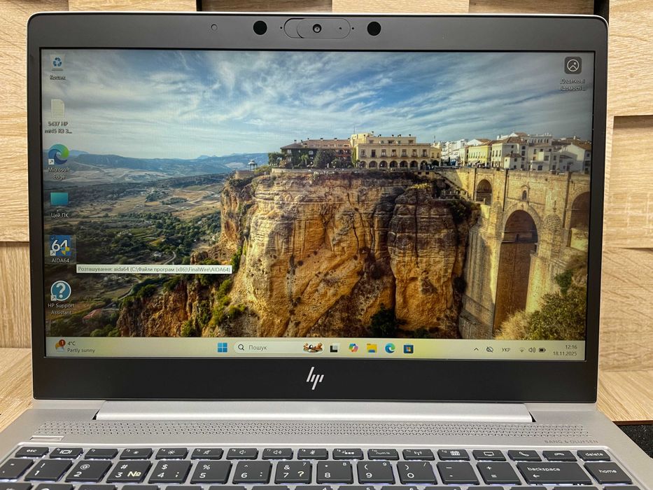 №5437 Ноутбук HP mt45 14" FHD IPS Touch/3 Pro 3300U/8Gb/SSD256Gb