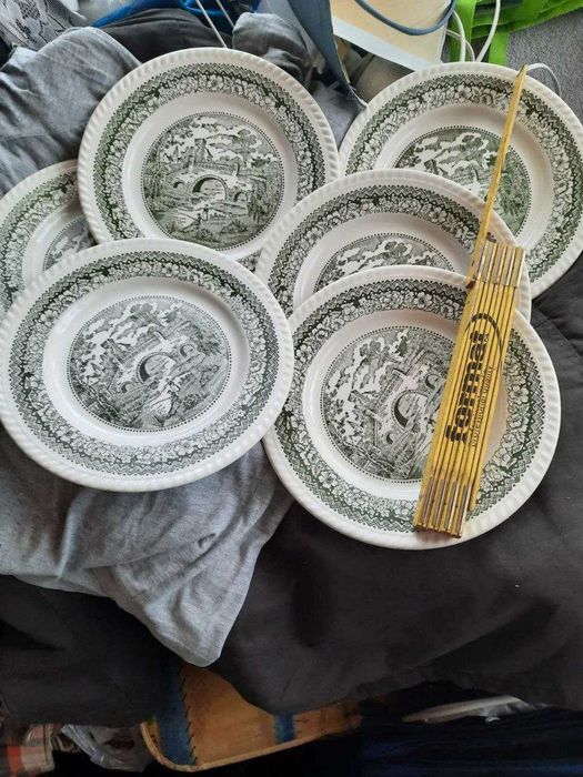 Тарілки обідні "зустріч", комплект 6 штук