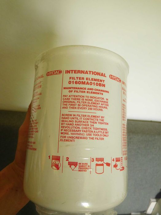 Filtr hydrauliczny HYDAC 0160MA010BN