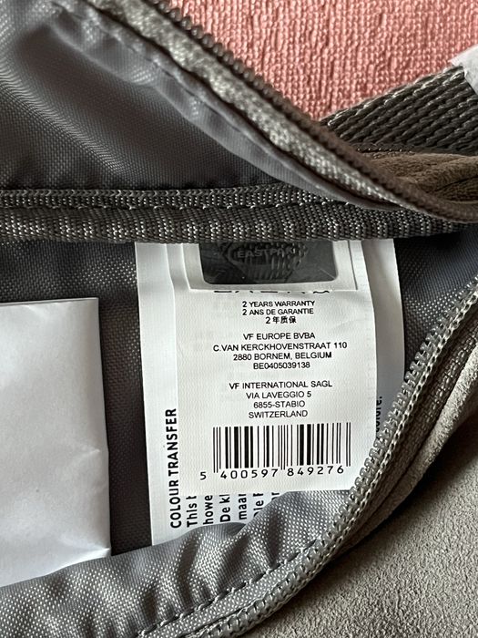 Eastpak Springer Suede grey поясная сумка бананка