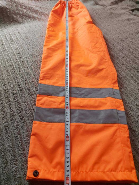 Робочі штани водонепроникні  світловідбиваючі,  помаранчеві розмір L