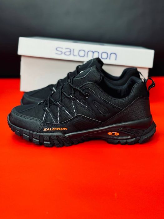 Кроссовки Salomon Gore Tex черные непромокаемые красовки саломон