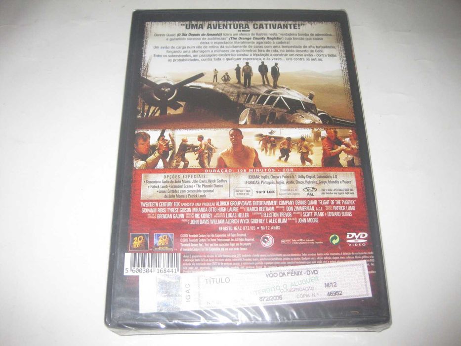 DVD "Flight of the Phoenix" starring Dennis Quaid/Sealed!64586354567809121