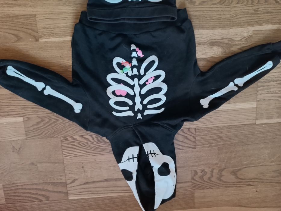 Dres Halloween kościotrup dla dziewczynki 104