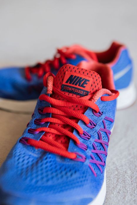 Ténis/Sapatilhas Nike Zoom Pegasus, azul e vermelho, Tam.36, unissexo