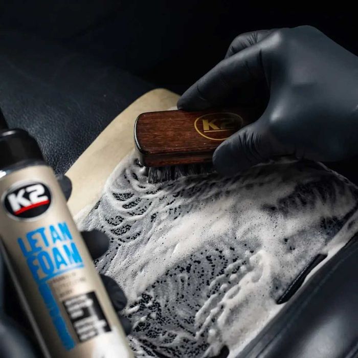 Очиститель, кондиционер кожи K2 Letan салона авто пенный молочко спрей