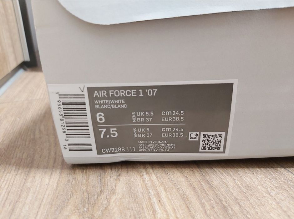 Nowe Nike Air Force 1 Białe