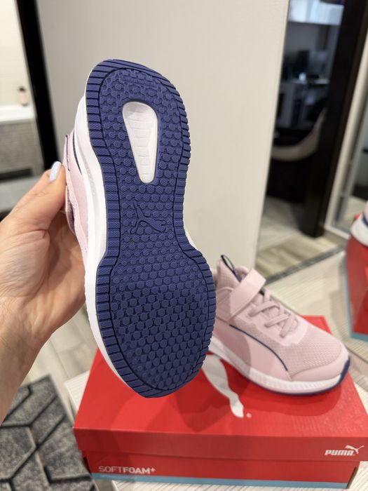 Дитячі кросівки puma flyer 3 rose mauve white