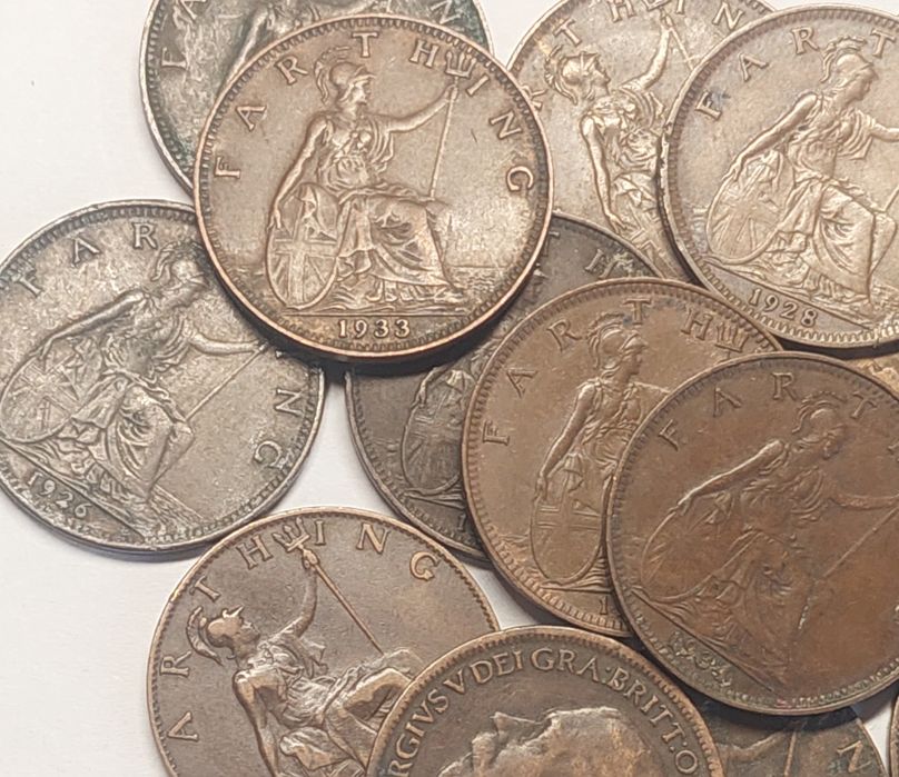 Farthing 1913 - 1936, Anglia