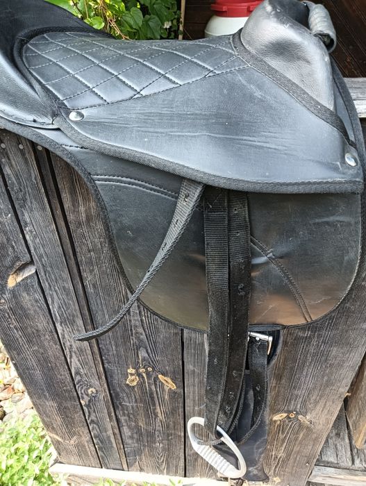 Siodło skórzane na kucyka