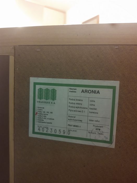 Szafki nocne Swarzędz "Aronia" (dwie sztuki)