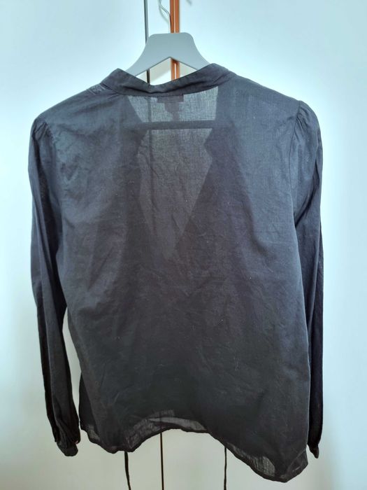 Túnica preta 100% algodão Lefties, tamanho XL