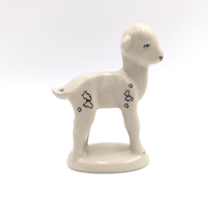 Chodzież Owca Owieczka Baranek Figurka Vintage Porcelana